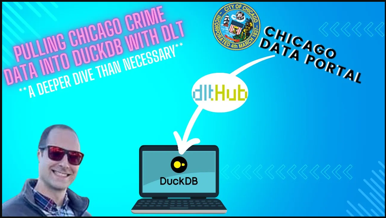 Pulling Chicago Crime Data into Duckdb with dlt thumbnail